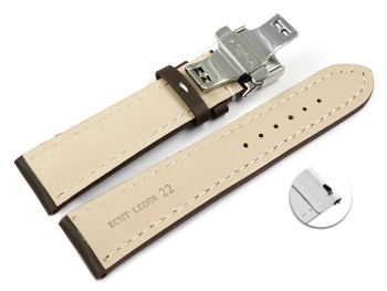 Quick Release Watch strap Butterfly Genuine leather...