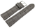 Watch strap Genuine leather Croco print grey TiT 18mm 20mm 22mm 24mm 26mm 28mm