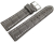Watch strap Genuine leather Croco print grey 18mm 20mm 22mm 24mm 26mm 28mm