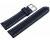 Watch strap strong padded smooth dark blue 18mm 20mm 22mm 24mm