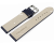 Watch strap strong padded smooth dark blue 18mm 20mm 22mm 24mm
