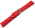 Watch strap strong padded smooth red 18mm 20mm 22mm 24mm
