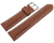 Watch strap strong padded smooth rust brown 18mm 20mm 22mm 24mm