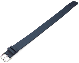 Pull through strap for fixed bars leather dark blue 6mm 8mm 10mm 12mm 14mm 16mm 18mm 20mm 22mm