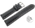 Quick release Watch Strap strong padded smooth grey 18mm 20mm 22mm 24mm