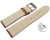 Quick release Watch Strap strong padded smooth rust brown 18mm 20mm 22mm 24mm