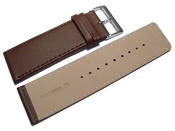 Watchb strap - genuine leather - brown - 30mm