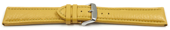 XL Quick release Watch strap Genuine grained leather yellow TiT 18mm 20mm 22mm 24mm 26mm 28mm