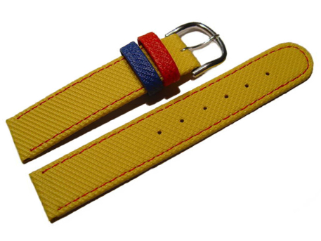 Watch strap - PU - Waterproof - yellow - XS