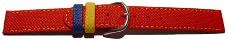 Watch strap - PU - Waterproof - red - XS