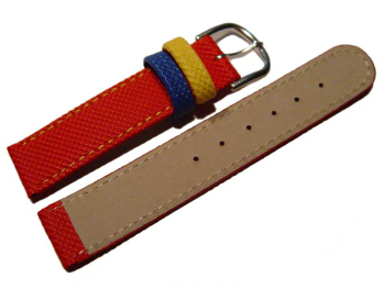 Watch strap - PU - Waterproof - red - XS