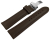 XL Wath strap Deployment Genuine leather smooth dark brown TiT 18mm 20mm 22mm 24mm