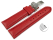 XL Quick Release Watch Strap Deployment Clasp Leather Grained red TiT 18mm 20mm 22mm 24mm