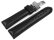Deployment II - Watch strap - for fixed pins - smooth - black