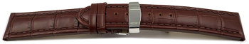 XL Quick Release Watch Strap Deployment Clasp Leather...