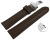 XL Quick Release Watch Strap Deployment Genuine leather smooth dark brown TiT 18mm 20mm 22mm 24mm