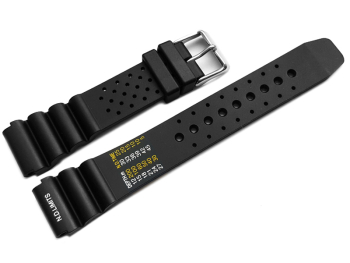 Watch strap - Silicone - Sport - Waterproof - black