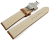 Watch Strap Butterfly Leather strong padded smooth light brown 18mm 20mm 22mm 24mm