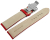 Watch Strap Butterfly Leather strong padded smooth red 18mm 20mm 22mm 24mm