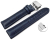 XL Quick Release Watch Strap Butterfly Leather Croco Print dark blue TiT 18mm 20mm 22mm 24mm 26mm 28mm