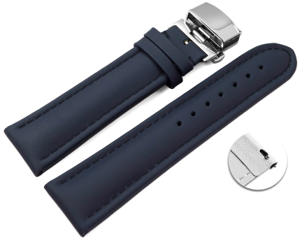 XL Quick Release Watch strap Butterfly Genuine leather...