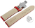 Quick Release Watch strap Butterfly Leather strong padded smooth red 18mm 20mm 22mm 24mm