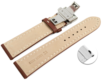 Quick Release Watch strap Butterfly Leather strong padded...