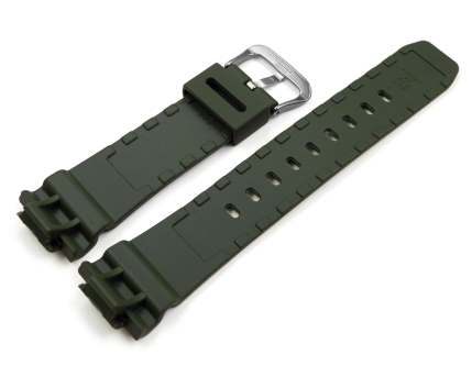 Genuine Casio Green Resin Watch Band for GMD-S6900MC-3