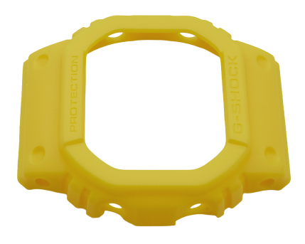 Casio Replacement Yellow Resin Bezel for DW-5600CU-9