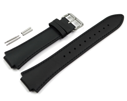 Genuine Casio Black Leather Watch Strap  EFS-S630BL-5AV
