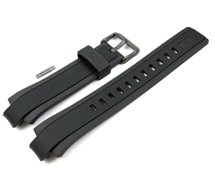 Genuine Casio Black Anthracite Resin Watch Strap...