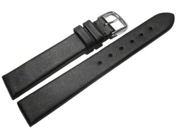 Watch strap - genuine leather - Business - black