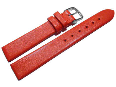 Watch strap - genuine leather - Business - red