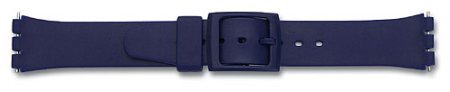 Watch band - rubber - for Swatch - blue