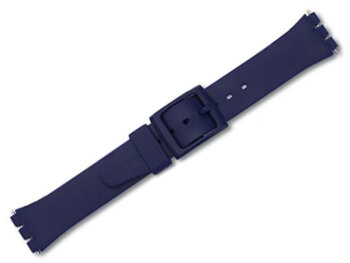 Watch band - rubber - for Swatch - blue