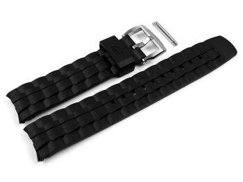 Genuine Casio Black Ruber Replacement Watch strap for EF-550-1