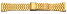 Watch Strap Bracelet Casio for A159WGEA gold tone stainless steel