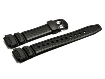 Genuine Casio Black Resin Watch strap for W-S200H-1 and...