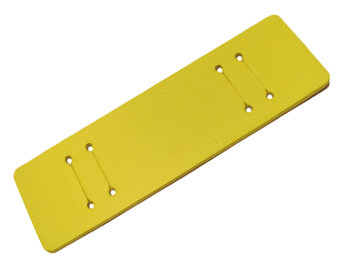 Pad for Watch straps - genuine leather - yellow - (max....