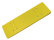 Pad for Watch straps - genuine leather - yellow - (max. 14mm)