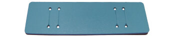 Pad for Watch straps - genuine leather - light blue -...