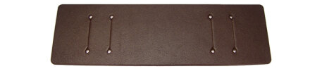 Pad for Watch straps - genuine leather - brown - (max. 22mm)