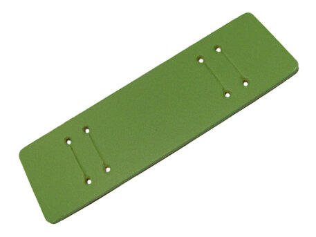 Pad for Watch straps - genuine leather - green - (max. 14mm)