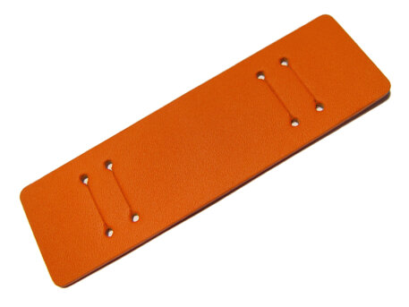 Pad for Watch straps - genuine leather - orange - (max....
