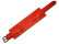 Watch strap - Genuine leather - with Pad (Underlay) - red