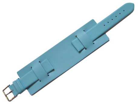 Watch strap - Genuine leather - with Pad (Underlay) -...