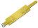 Watch strap - Genuine leather - with Pad (Underlay) - yellow