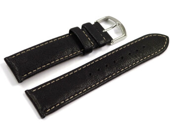Lotus Watch Strap for 15276 - Leather - Black
