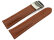 Deployment clasp - Genuine grained leather - Eptide - light brown