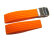 Deployment clasp - Silicone (Rubber) - Stripes - Waterproof - orange